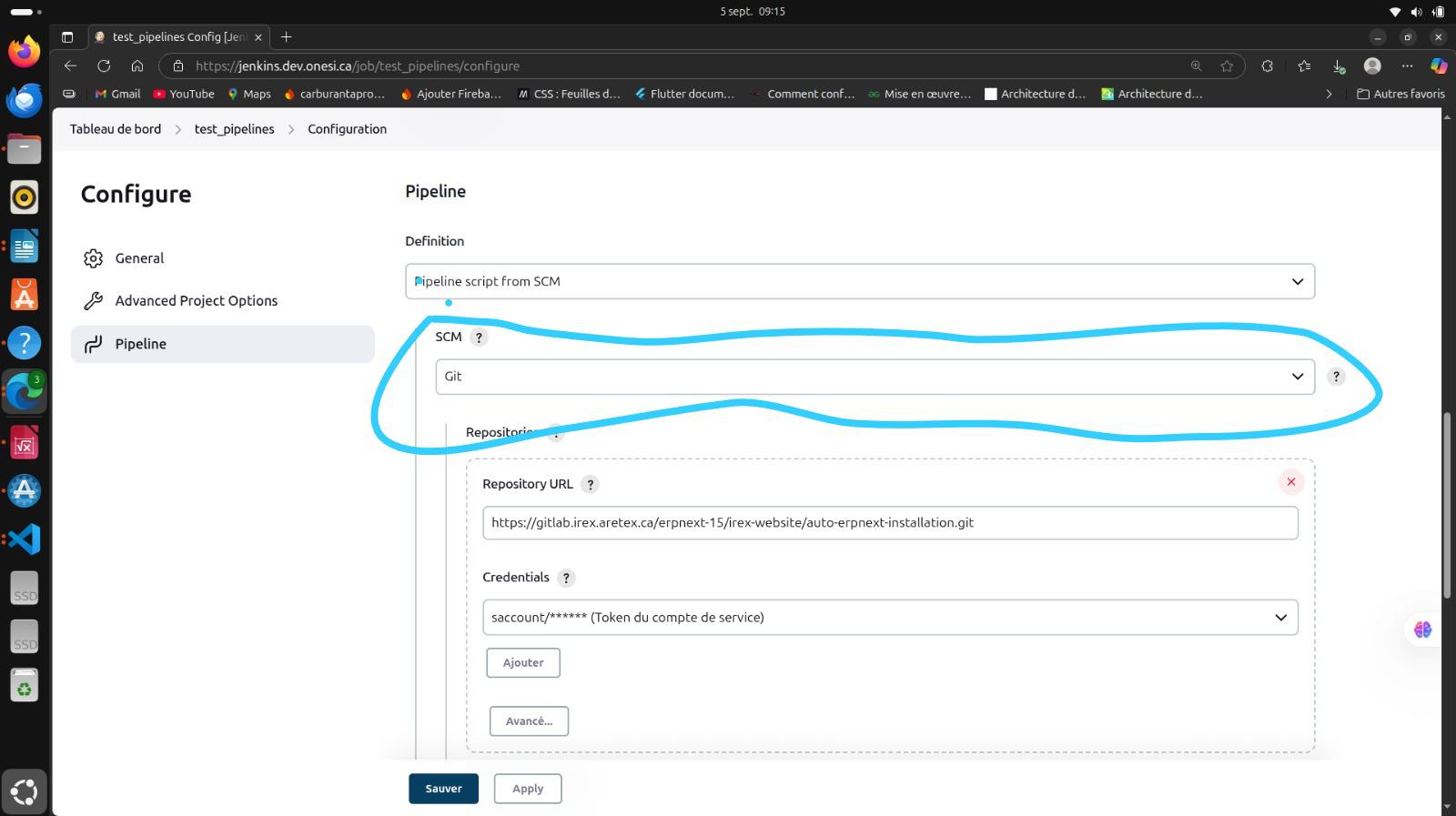 Pipeline Jenkins depuis dépôt distant