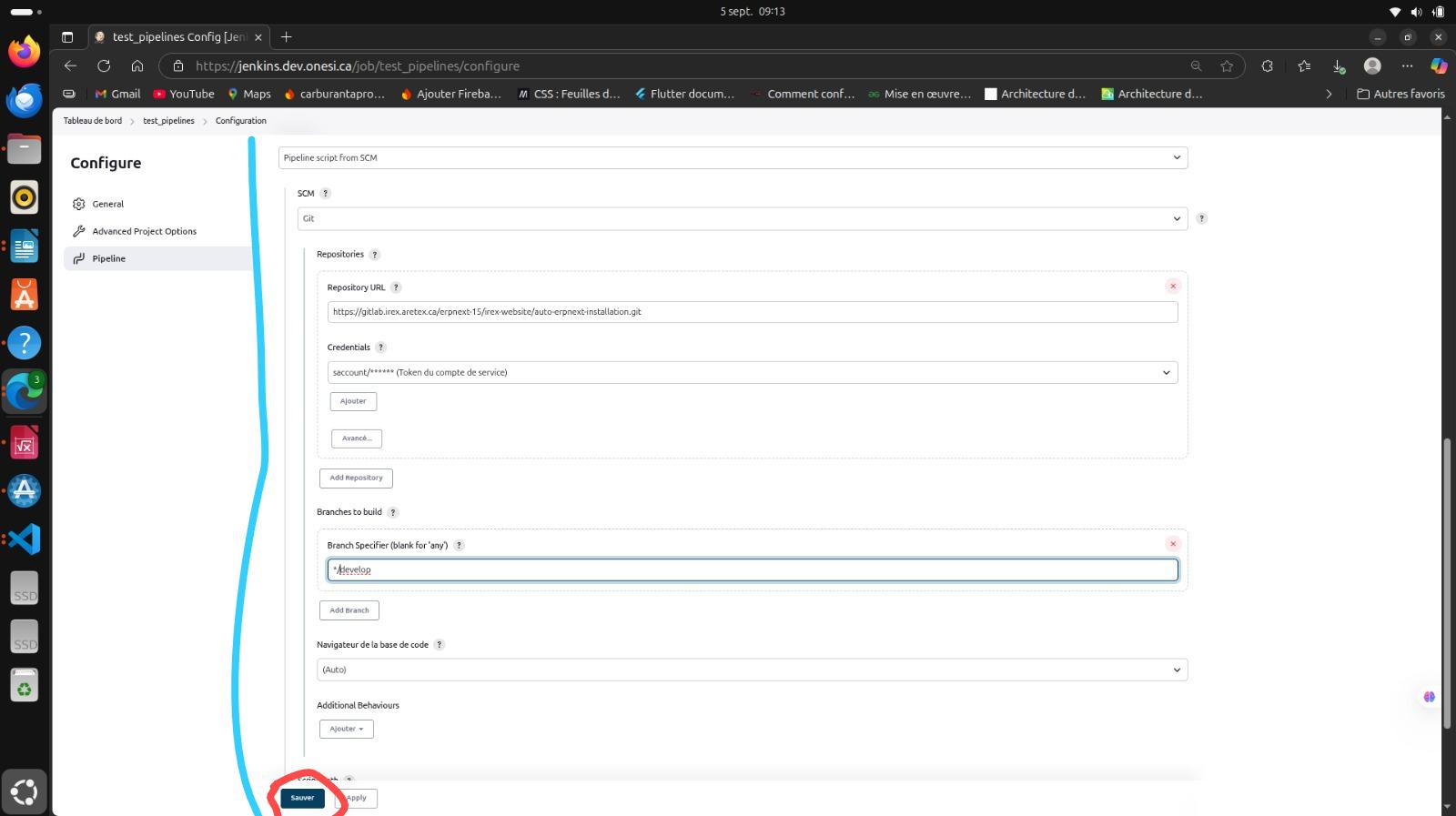 Pipeline Jenkins depuis dépôt distant