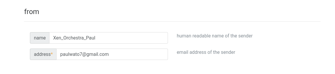 une capture d’écran du formulaire de configuration des notifications e-mail