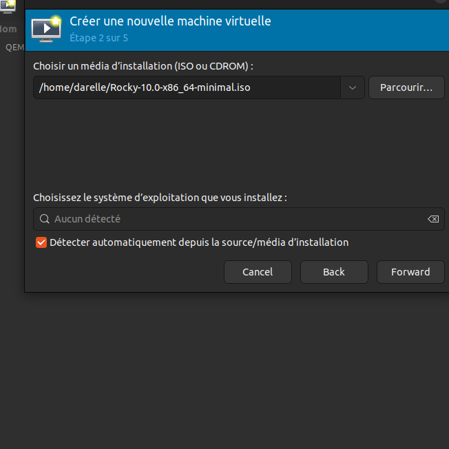 Sélection ISO
