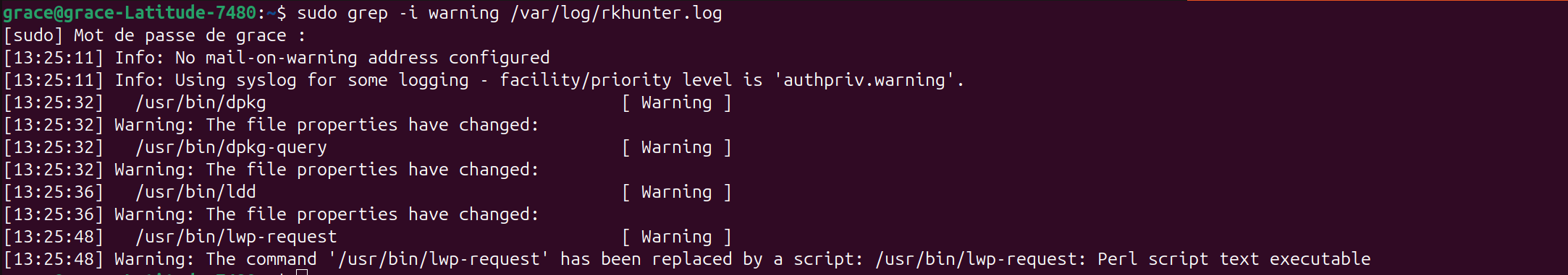 Avertissements